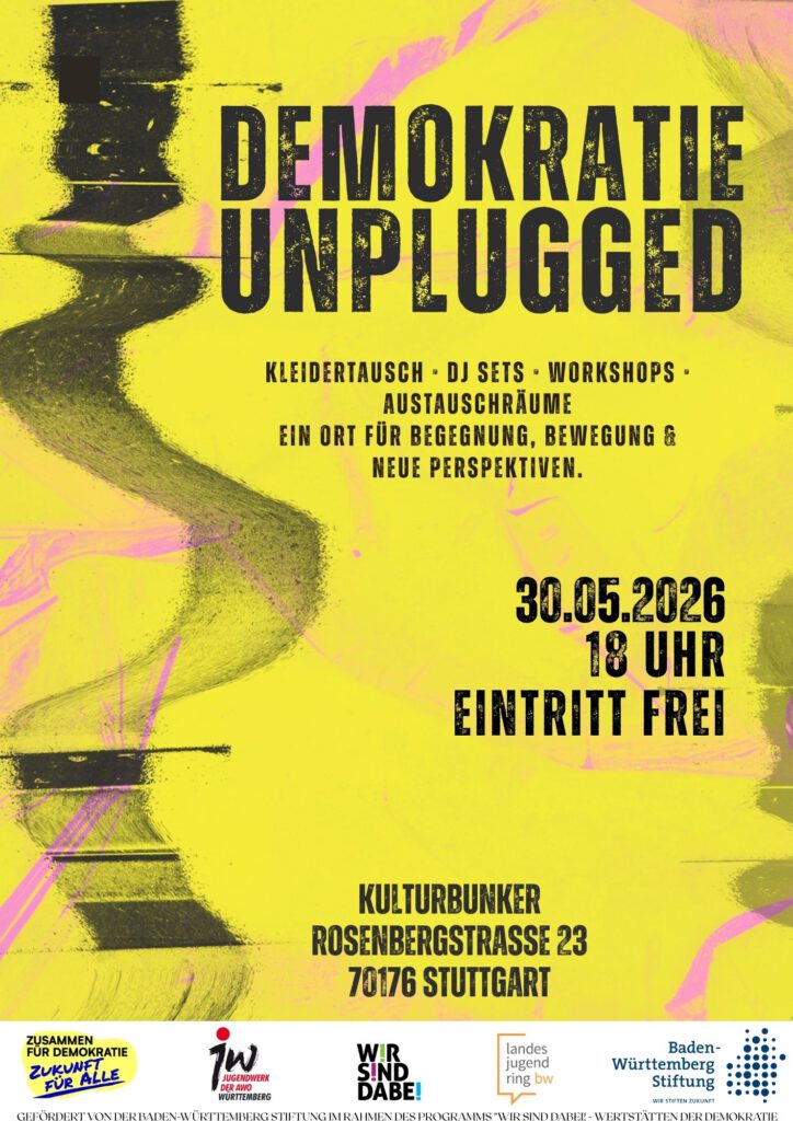 Demokratie Unplugged Flyer